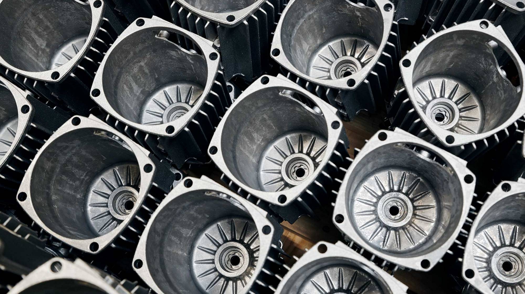 die-cast components to go through the grundfos ced surface-treatment system