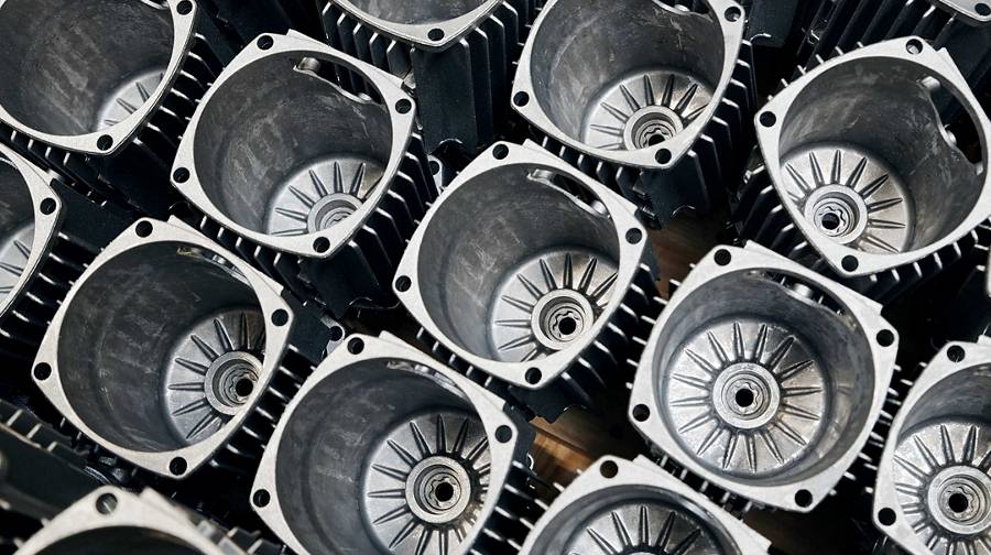 die-cast components to go through the grundfos ced surface-treatment system