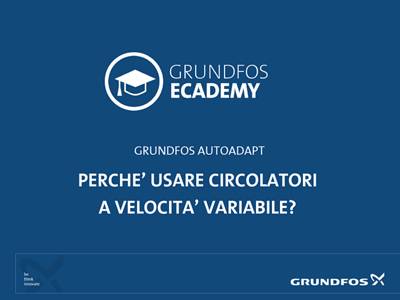 GRUNDFOS - CIRCOLATORE POMPA RISCALDAMENTO VELOCITA' VARIABILE