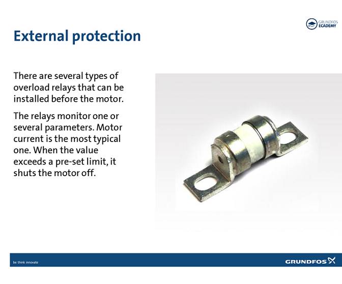 Motor protection and the common causes of faults in motors Grundfos