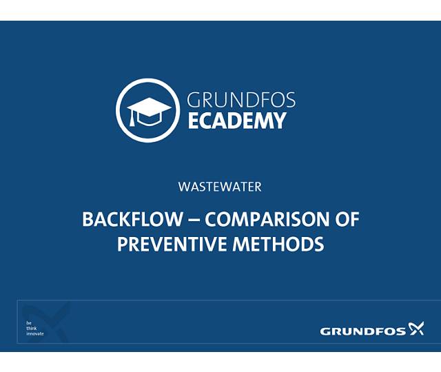 Backflow – comparison of preventive methods | Grundfos